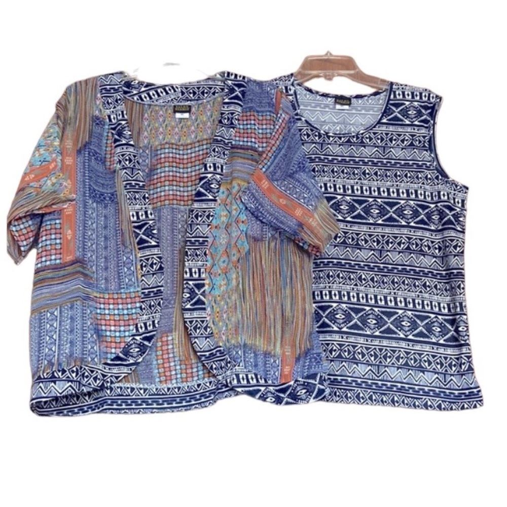 Salon Studio Two Pieces Printed Set Size MP